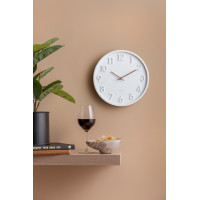 Nástenné hodiny Karlsson Calma KA6041WH (30 cm) - biele